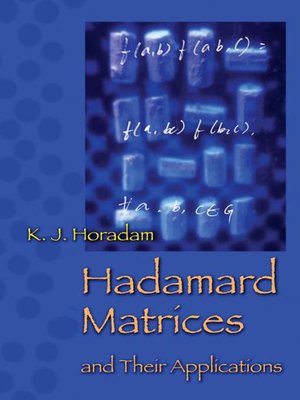 cover image of Hadamard Matrices and Their Applications